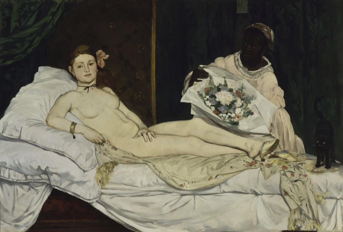 Olympia, painting by Édouard Manet, at the Musée d’Orsay