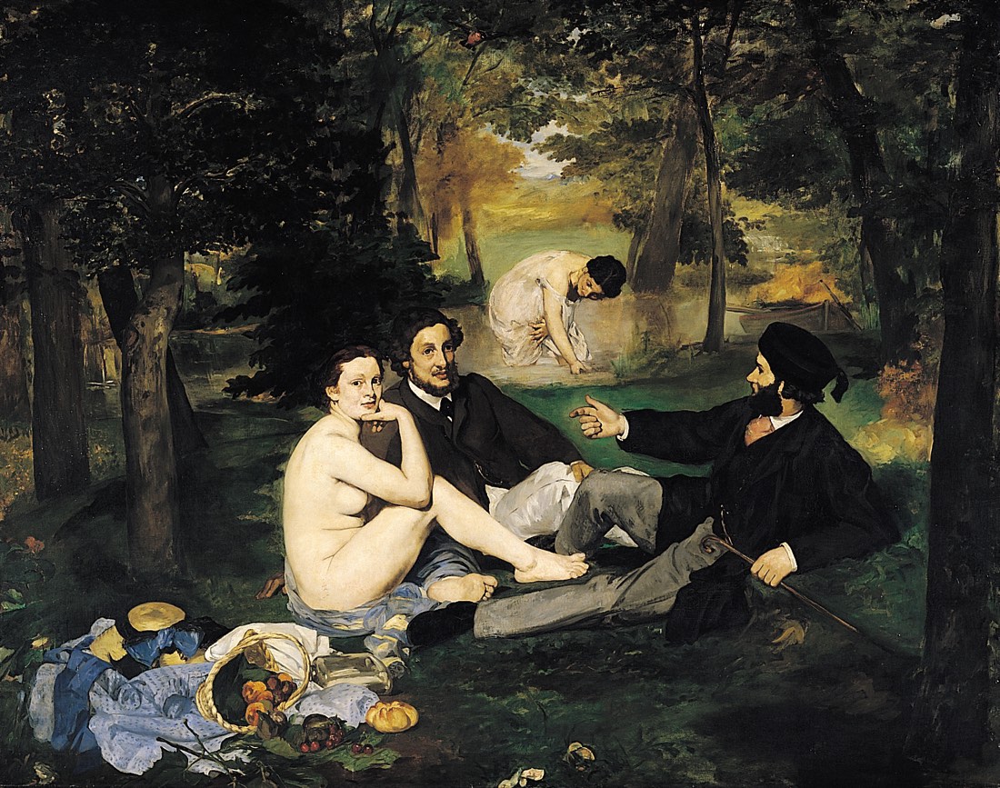 Luncheon on the Grass, painting by Édouard Manet, at the Musée d’Orsay