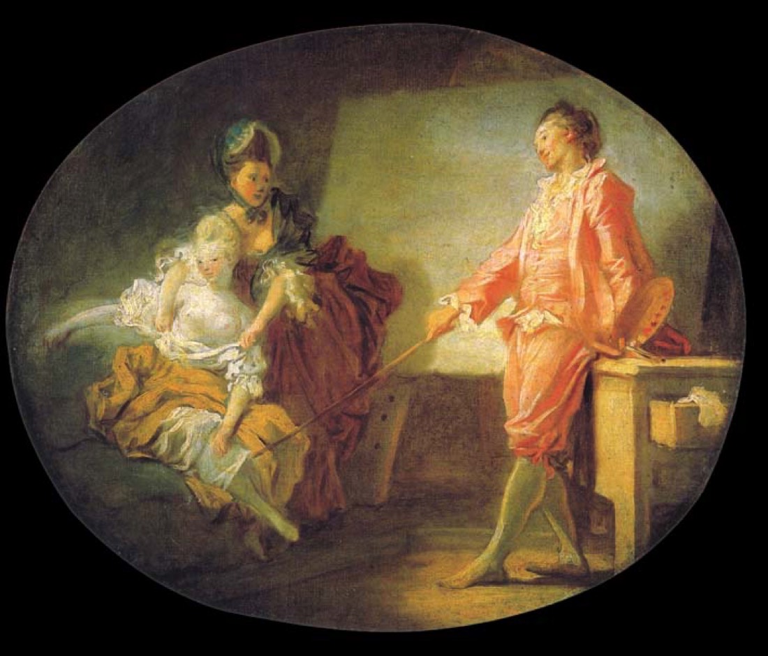 The Beginnings of the Model, painting by Jean-Honoré Fragonard, at the Musée Jacquemart-André